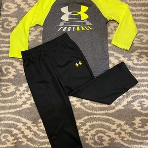 Under Armour Football shirt and pants 3T